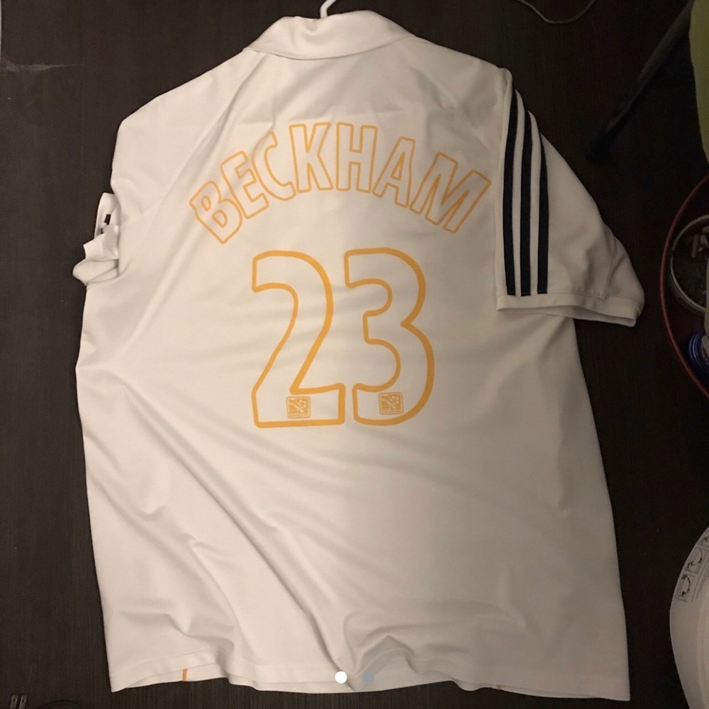 Adidas LA Galaxy David Beckham jersey Large